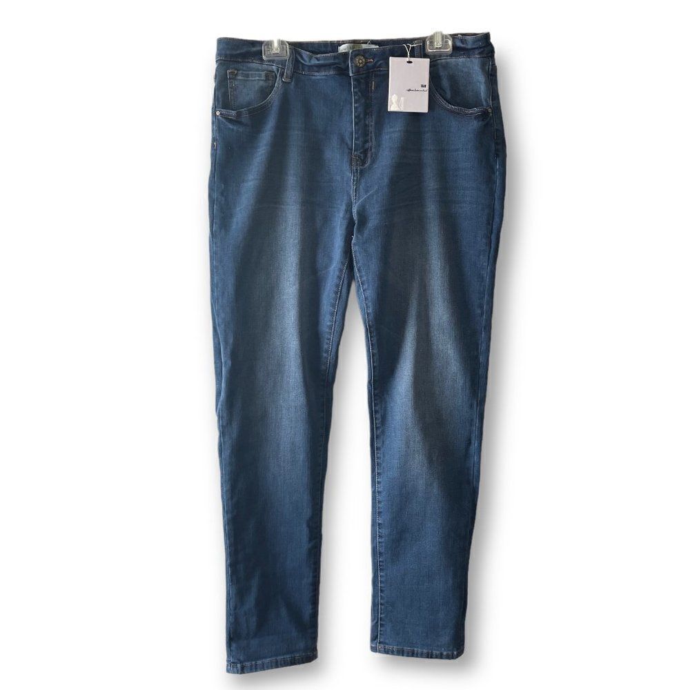 Denim I&M Jeans‎ Mid Rise Crop Skinny, Size 2XL